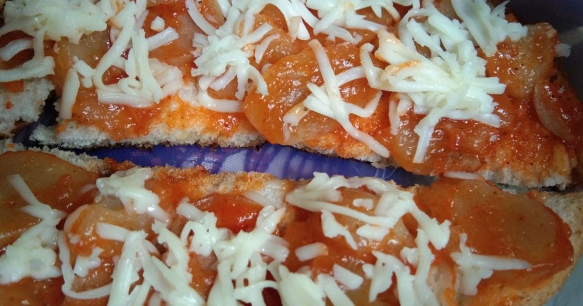 Cara Membuat Pizza Roti Tawar Tanpa Oven Cukup Pakai Teflon